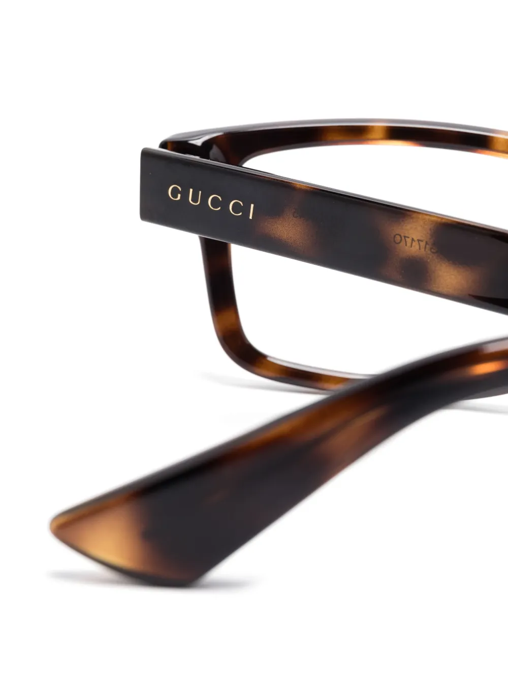 Gucci Eyewear Bril met vierkant montuur Bruin