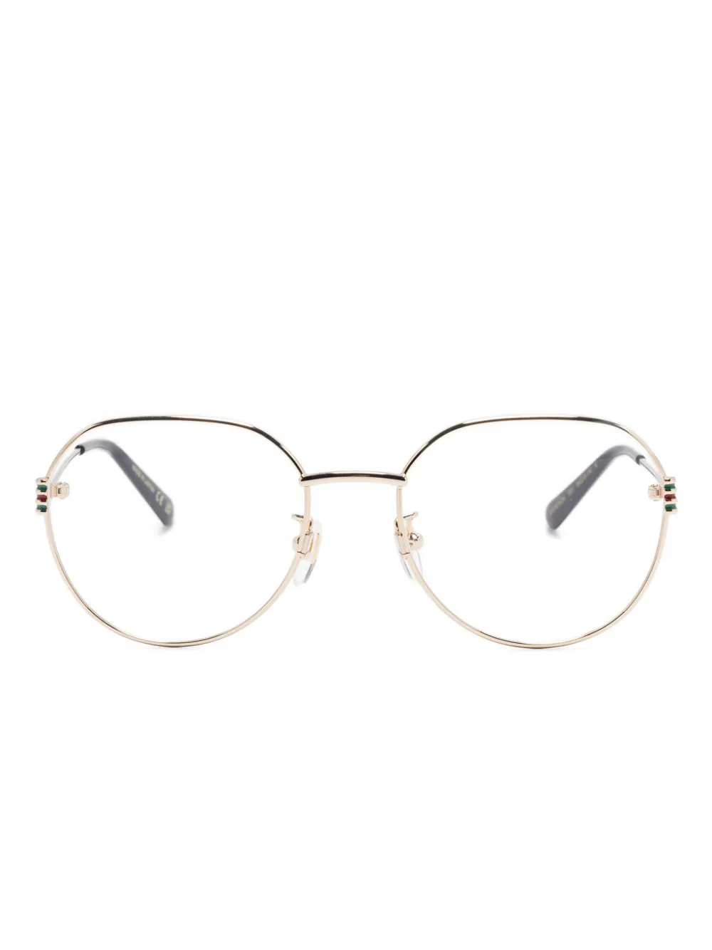 Gucci Eyewear Zonnebril met pantos montuur Zwart