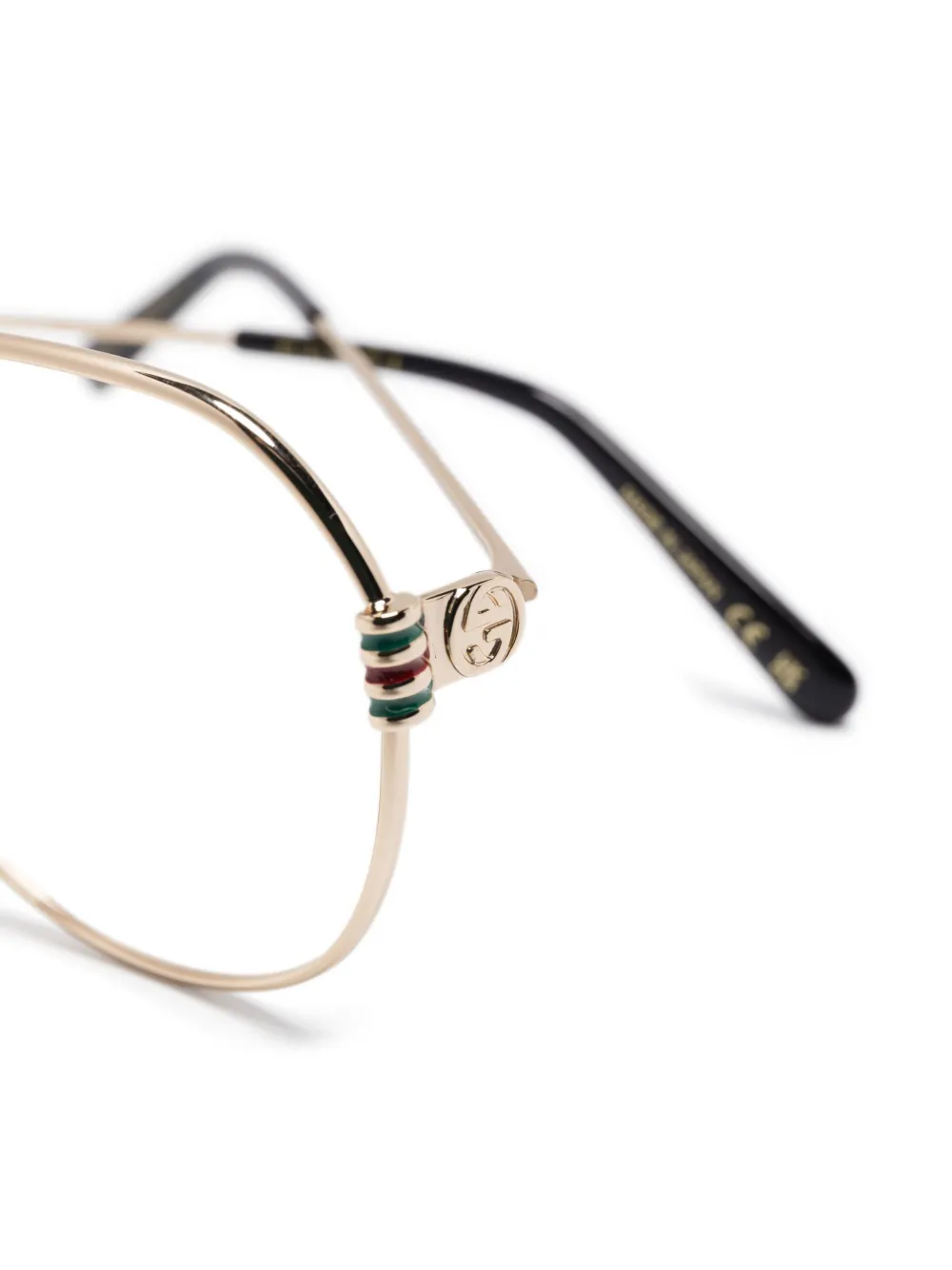 Gucci Eyewear Zonnebril met pantos montuur Zwart