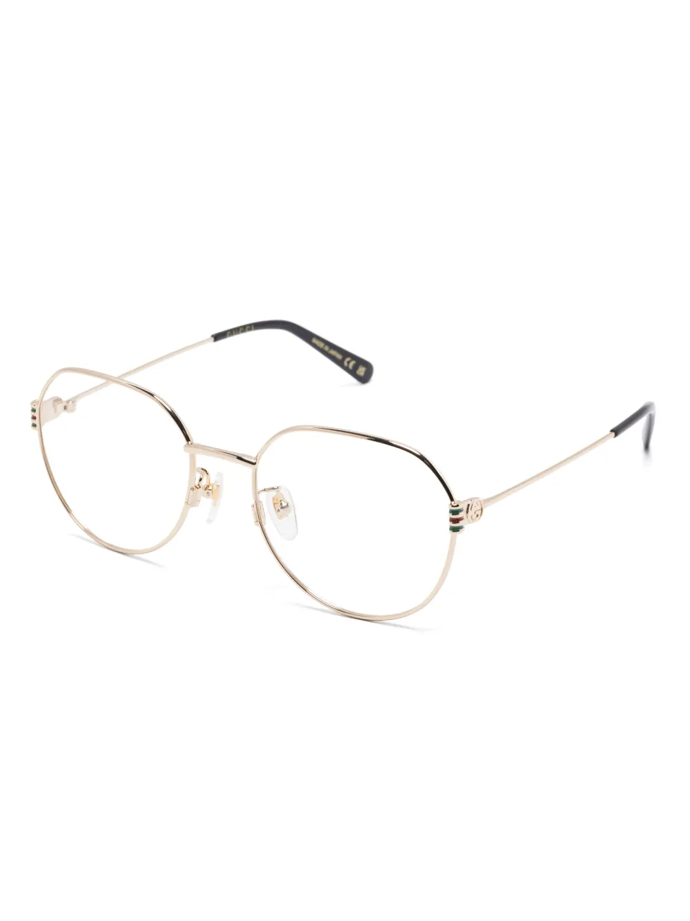 Gucci Eyewear Zonnebril met pantos montuur - Zwart