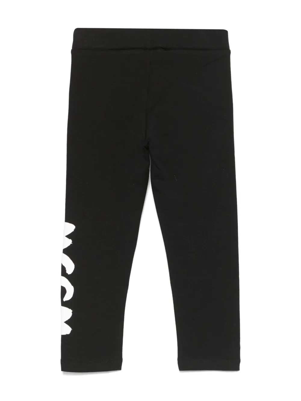 MSGM Kids Legging met logoprint - Zwart