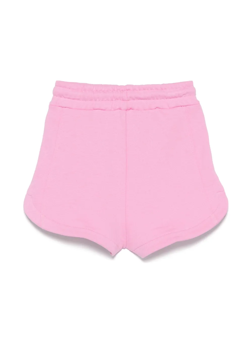 MSGM Kids logo-print shorts - Roze