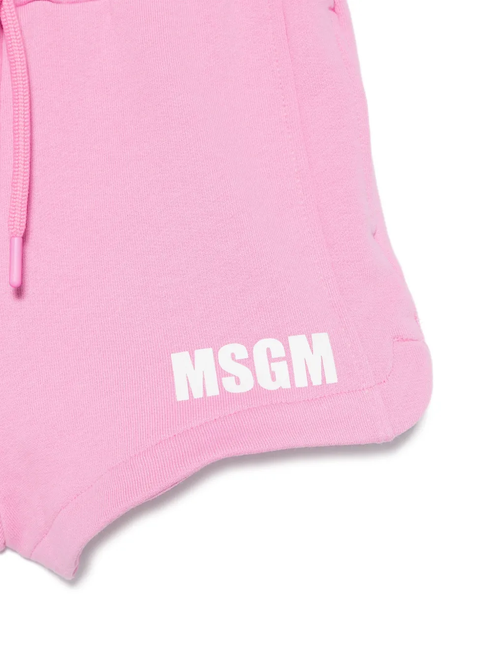 MSGM Kids Shorts met logoprint Roze