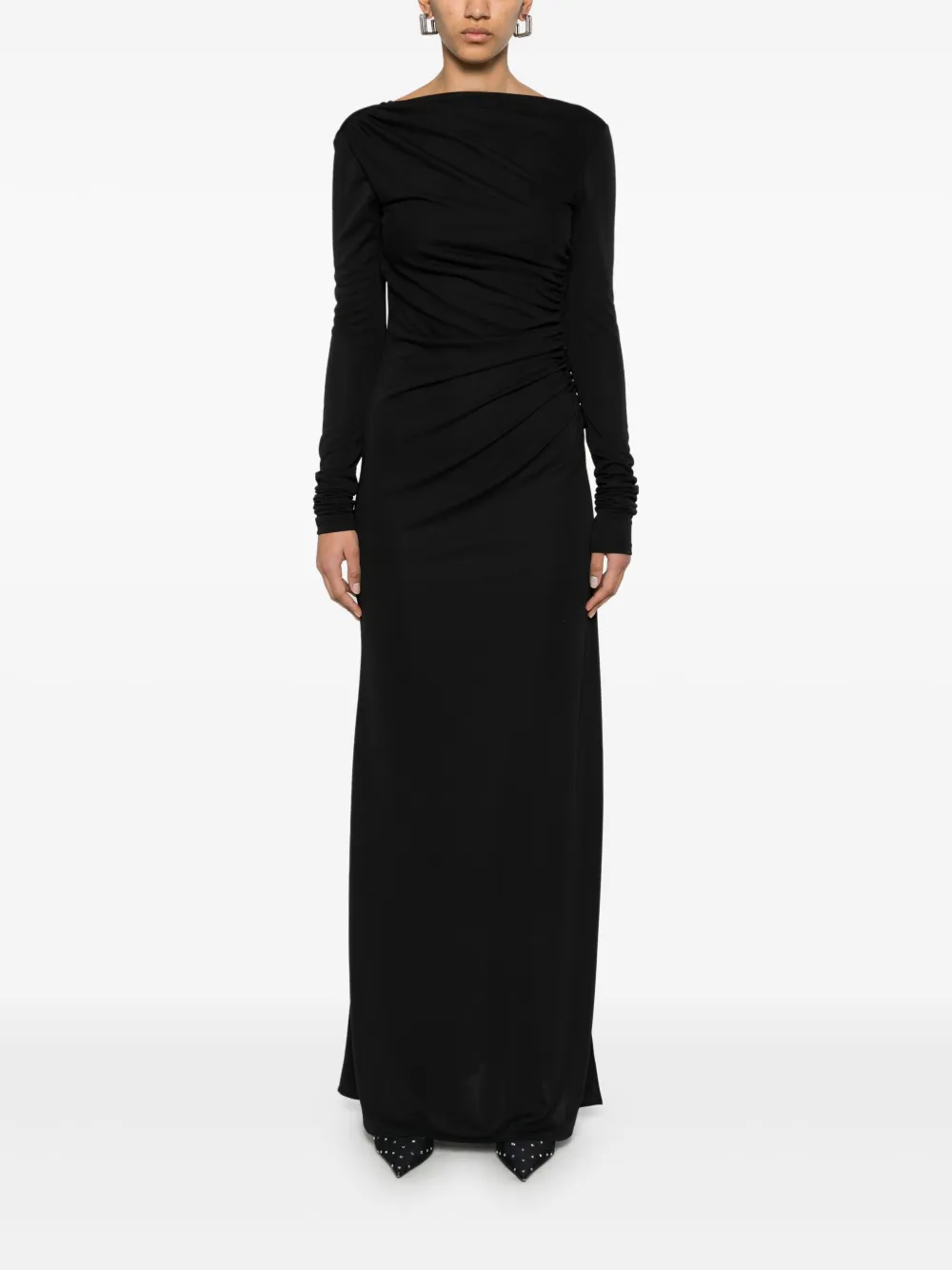 THE ANDAMANE Veronica maxi-dress - Zwart