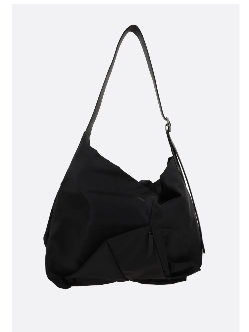 Discord Yohji Yamamoto angular shoulder bag - Zwart