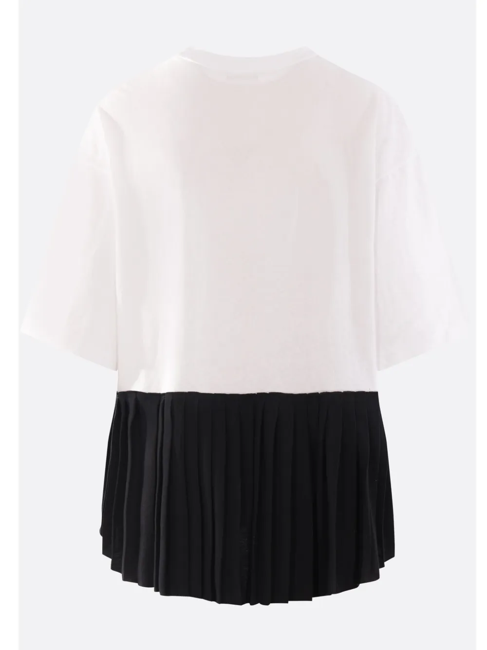 Undercover pleated-hem T-shirt - Wit