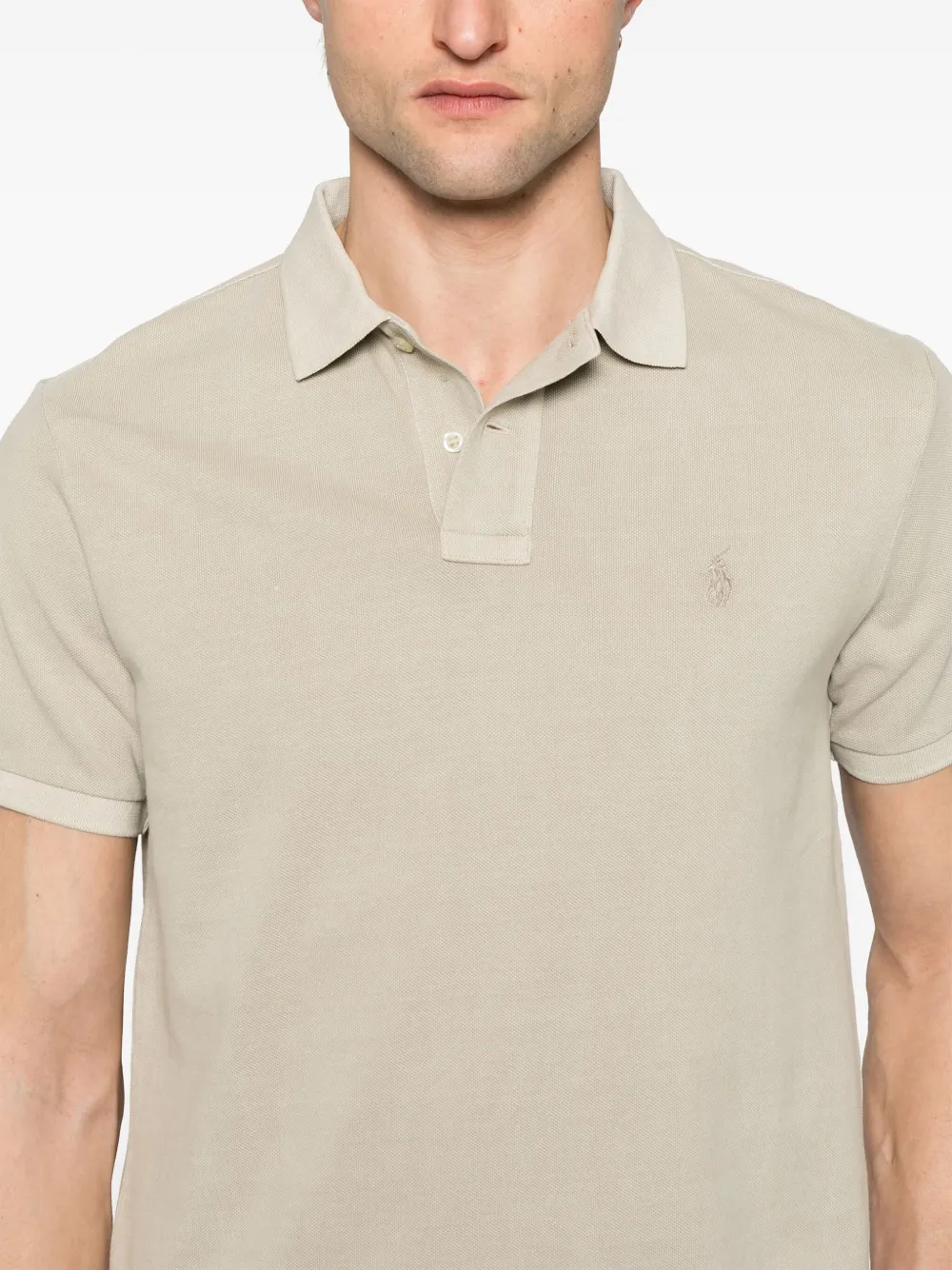 Polo Ralph Lauren Poloshirt met borduurwerk Beige