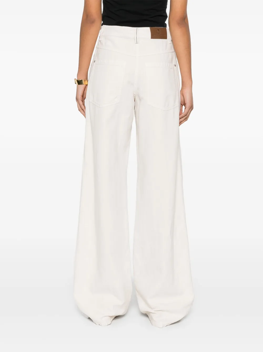 Brunello Cucinelli Straight jeans Beige