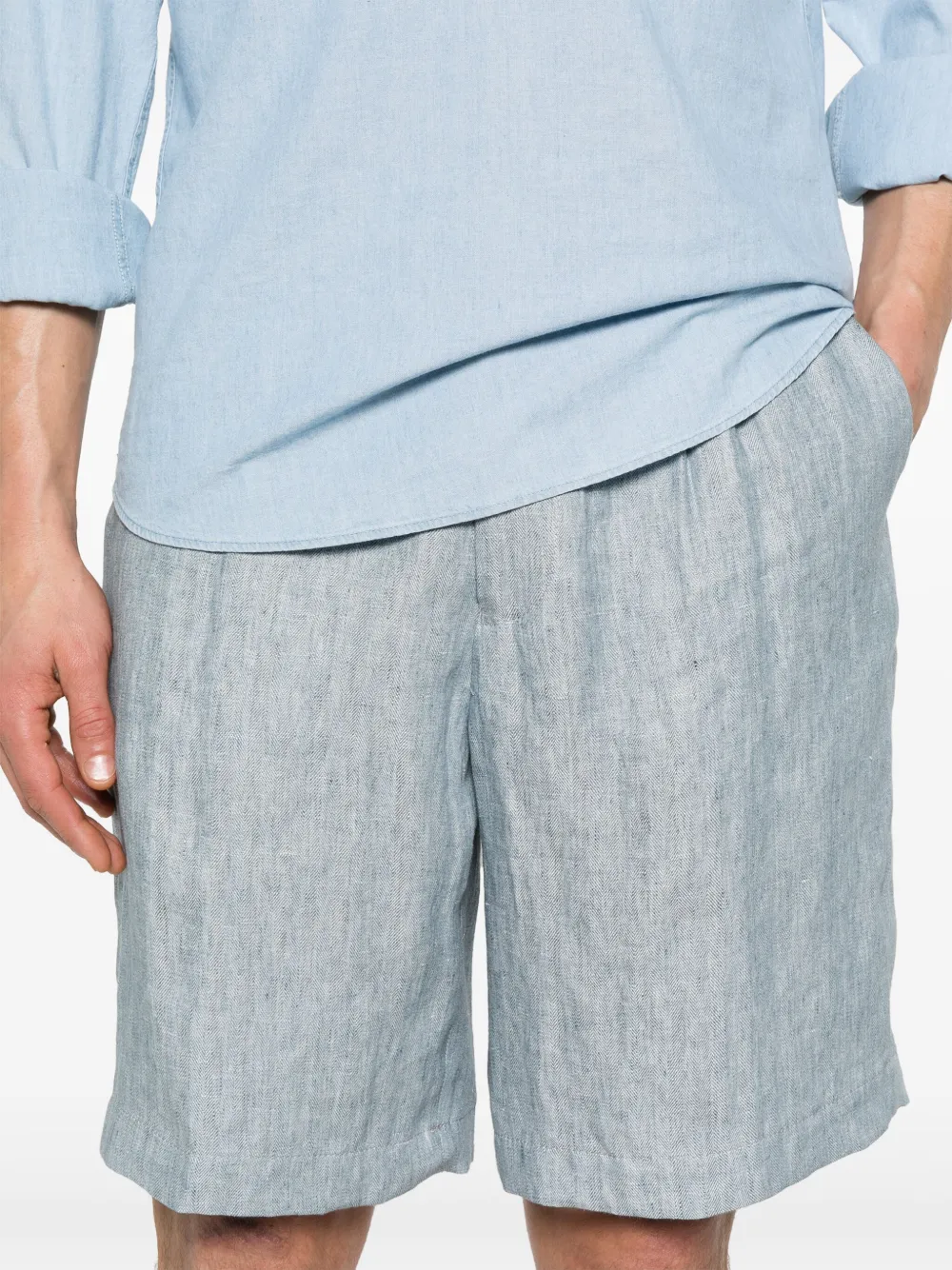 Brunello Cucinelli Bermuda shorts Blauw