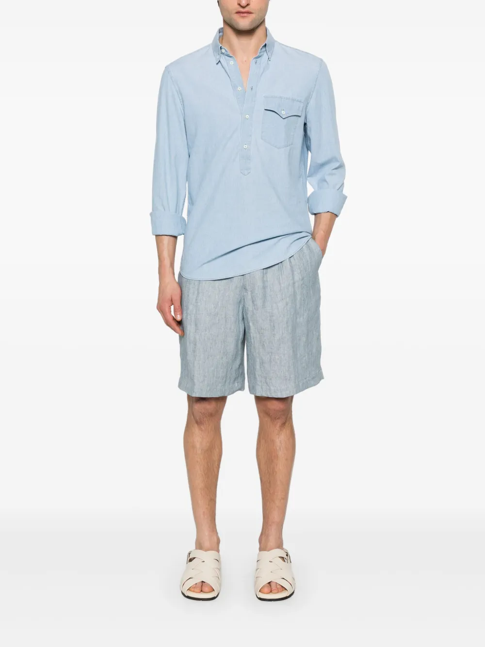 Brunello Cucinelli Bermuda shorts - Blauw