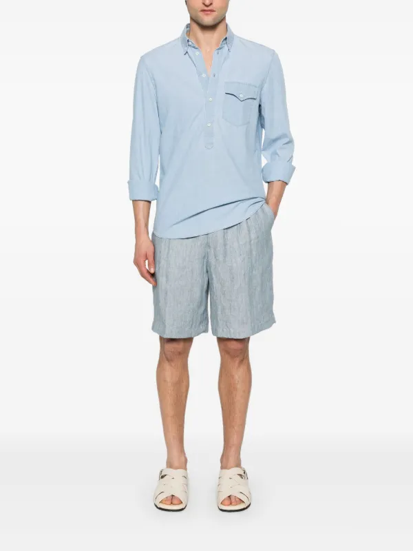 ショートパンツ Brunello Cucinelli Bermuda Brunello Cucinelli Bermuda Shorts | Blue | FARFETCH CA