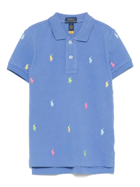POLO RALPH LAUREN KIDS playera tipo polo con logo bordado
