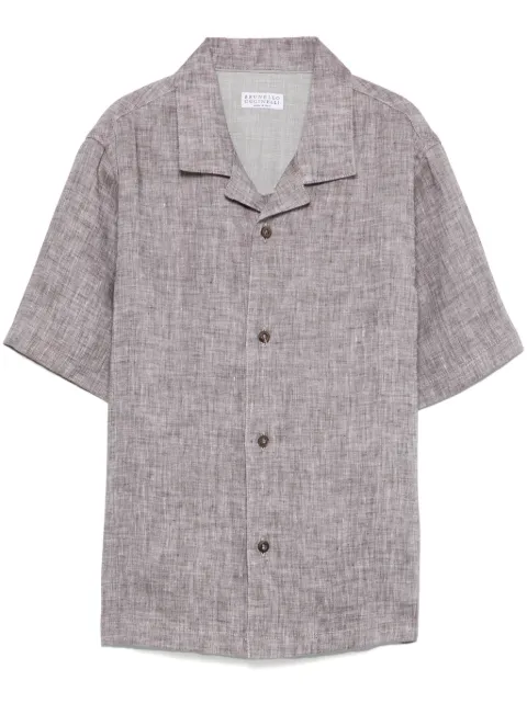 Brunello Cucinelli Kids chemise en lin