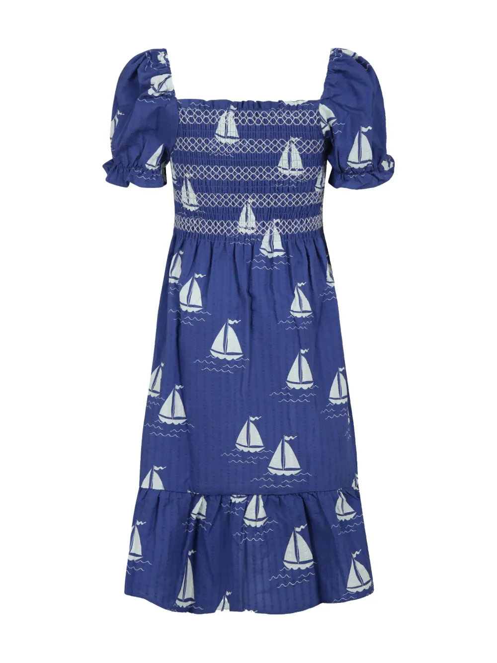 Mini Rodini Sailing Boats dress - Blauw