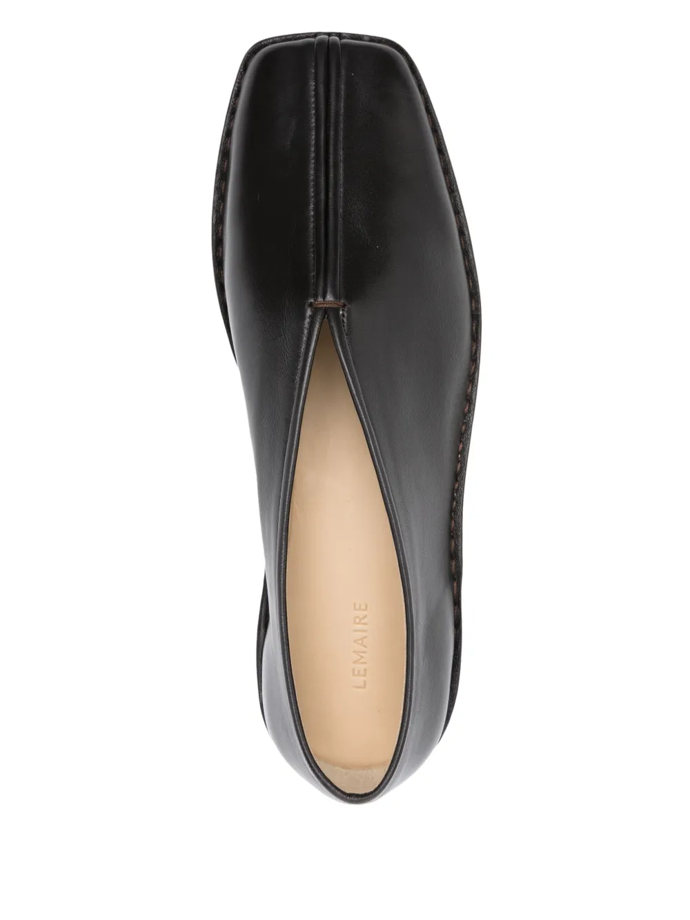 LEMAIRE Leren loafers Bruin