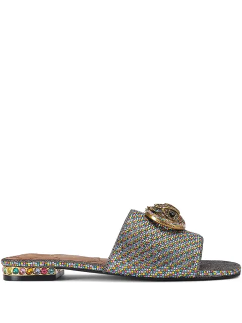 Kurt Geiger London Chelsea rhinestone-embellished slide sandals