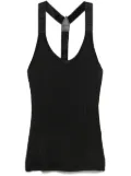 Off-White ribbed tank top - Black