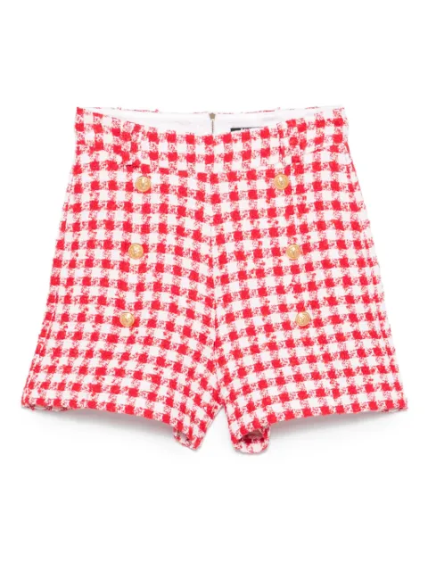 Balmain Kids shorts de tweed