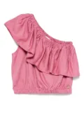 TWINSET Kids one-shoulder top - Pink