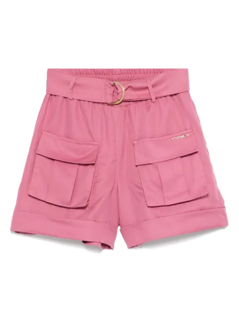 TWINSET Kids belted cargo shorts