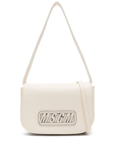 MSGM Kids logo-plaque shoulder bag