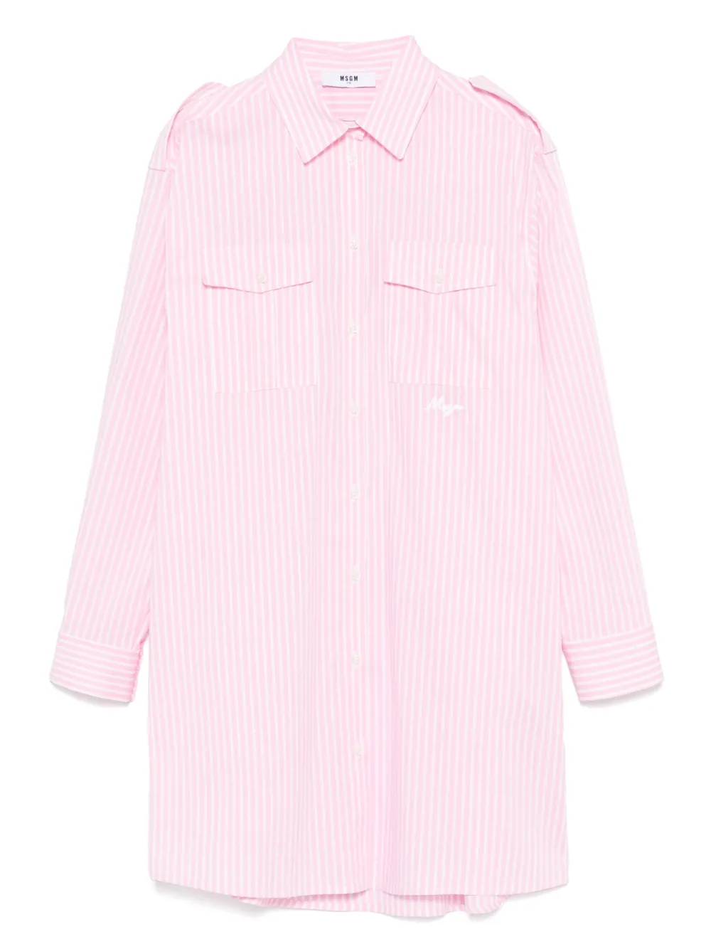 MSGM Kids Chemisier in popeline - Rosa