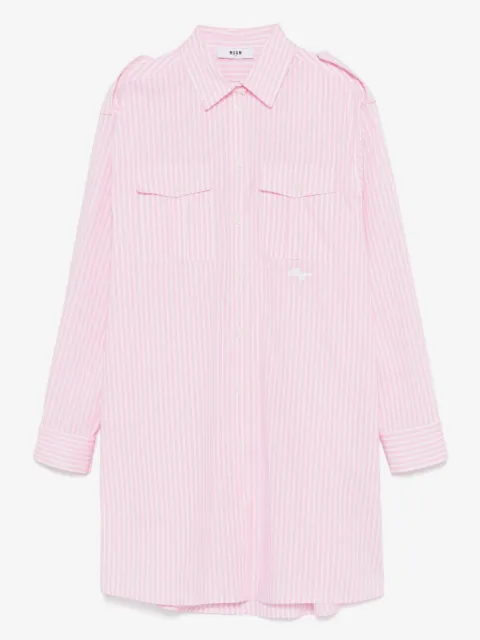 MSGM Kids poplin shirt dress