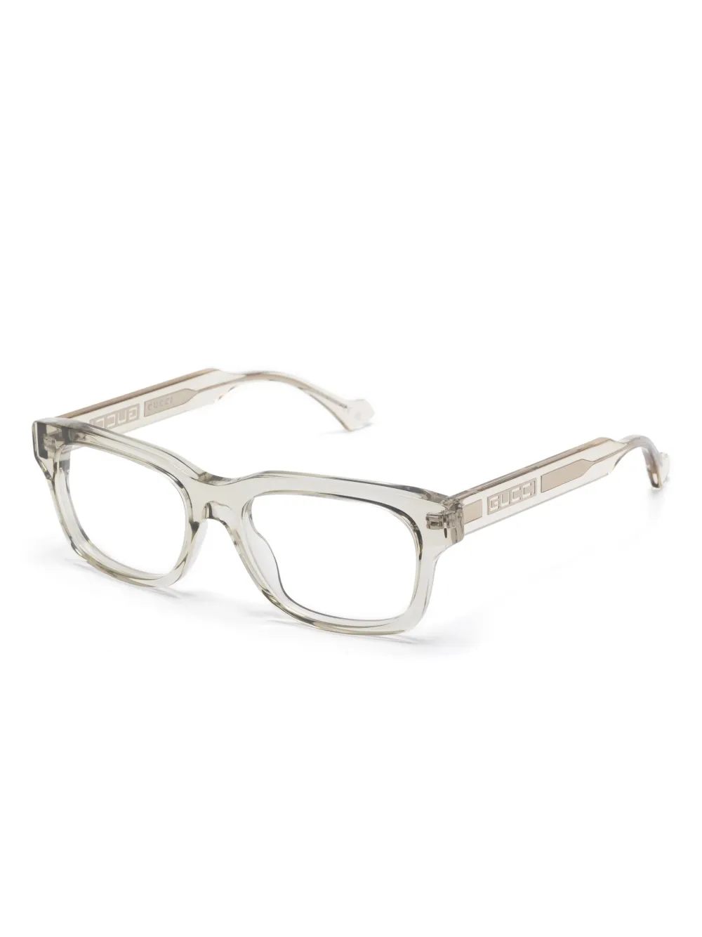 Gucci Eyewear Bril met vierkant montuur - Wit