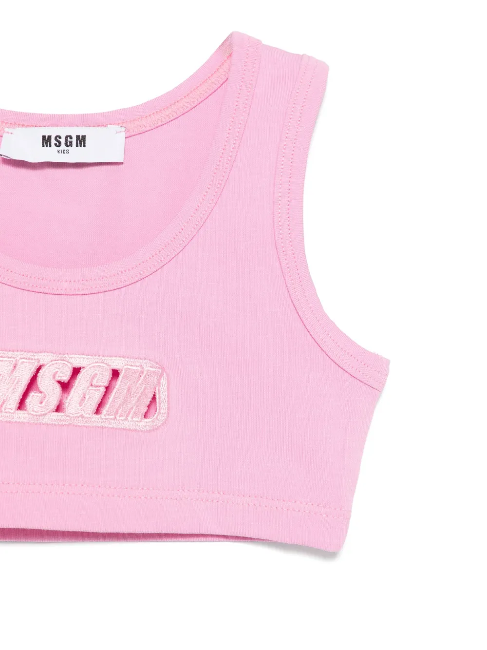 MSGM Kids Cropped top Roze