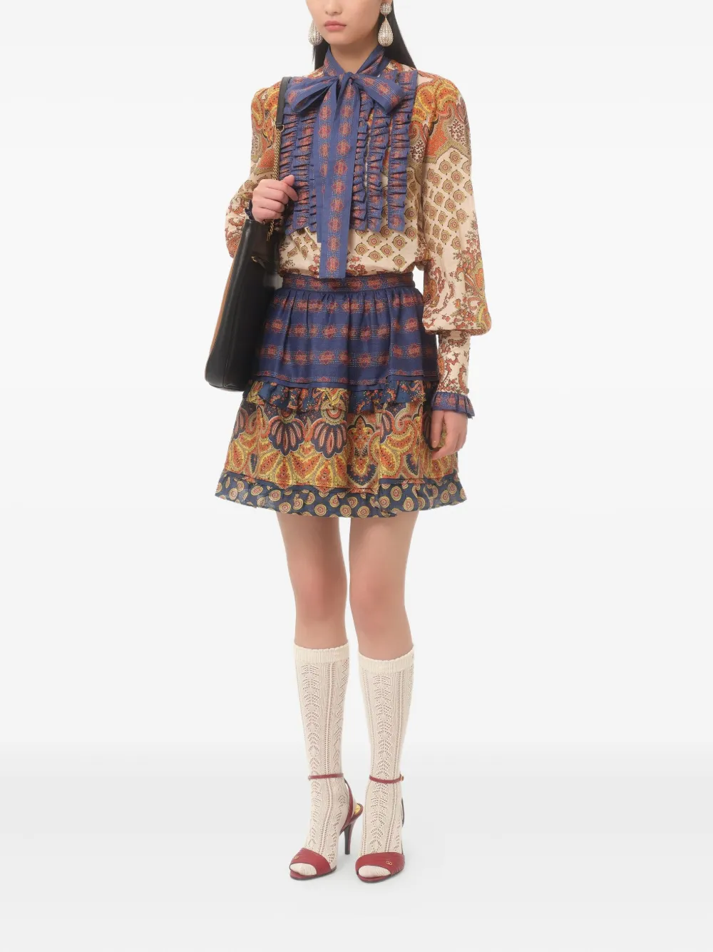 Valentino Garavani Medaglioni Voyage Imaginaire-print shirt | Shirts | Image 2