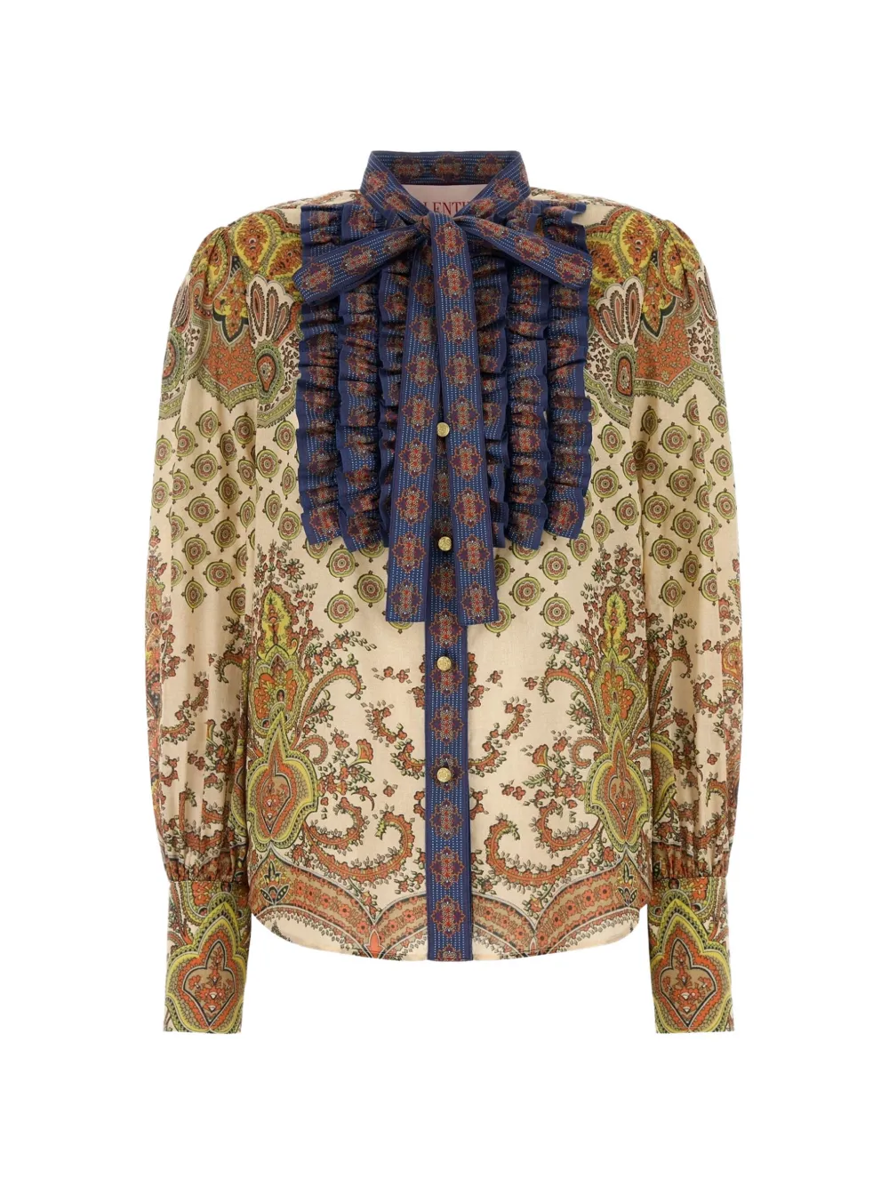 Valentino Garavani Camicia con stampa geometrica - Toni neutri