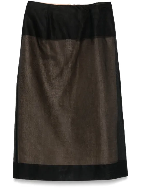 Carven Gonna midi con design a strati