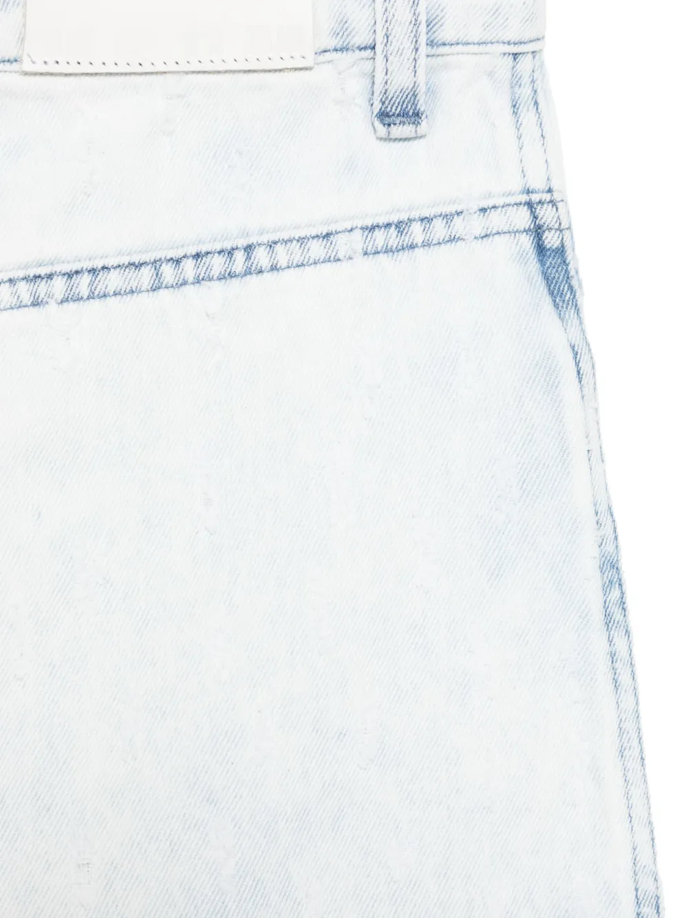 MSGM Kids Gerafelde rok Blauw