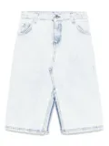 MSGM Kids distressed skirt - Blue