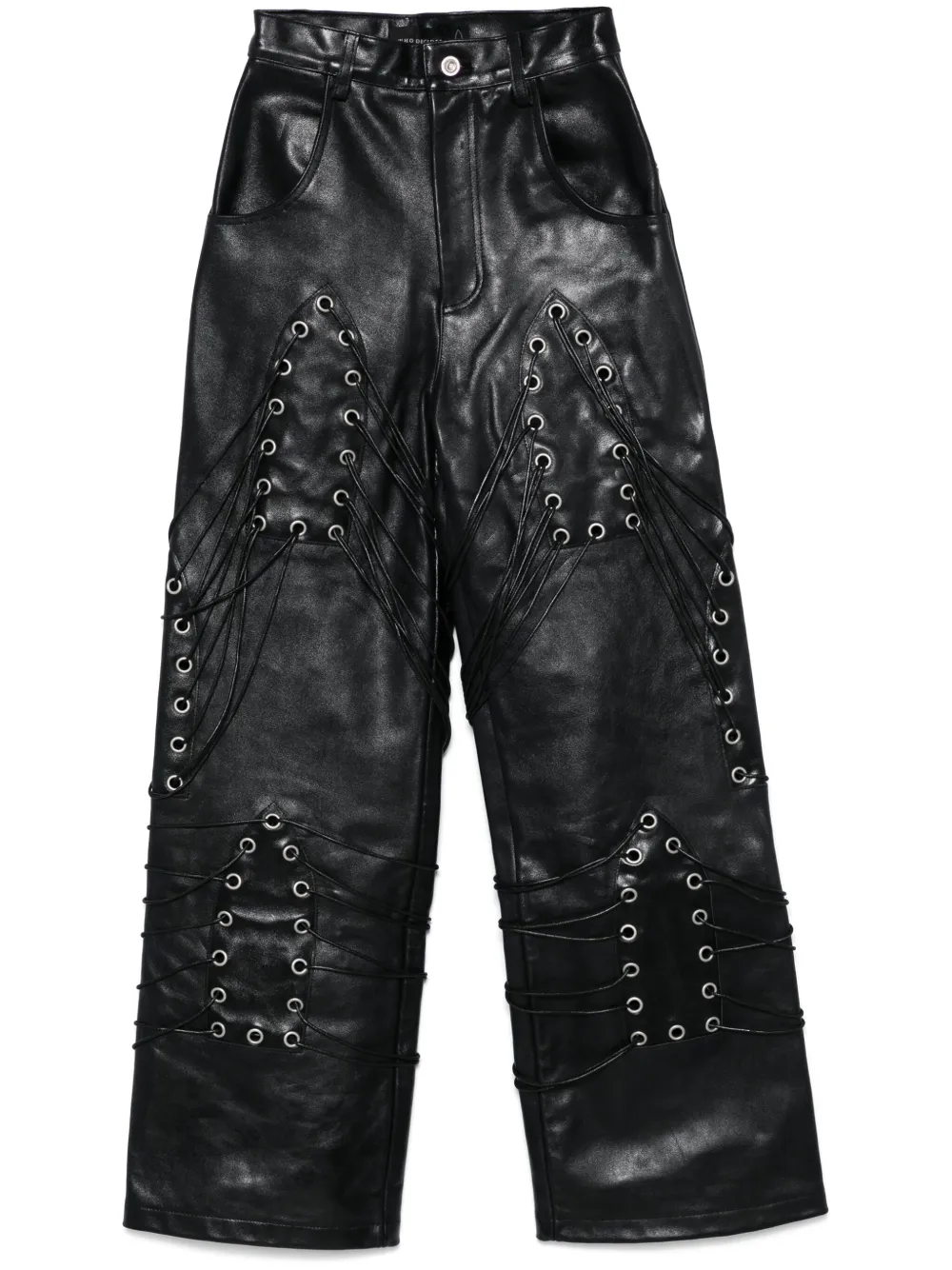 Who Decides War pantalon Grommet - Noir