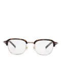 Montblanc square-frame glasses - Brown