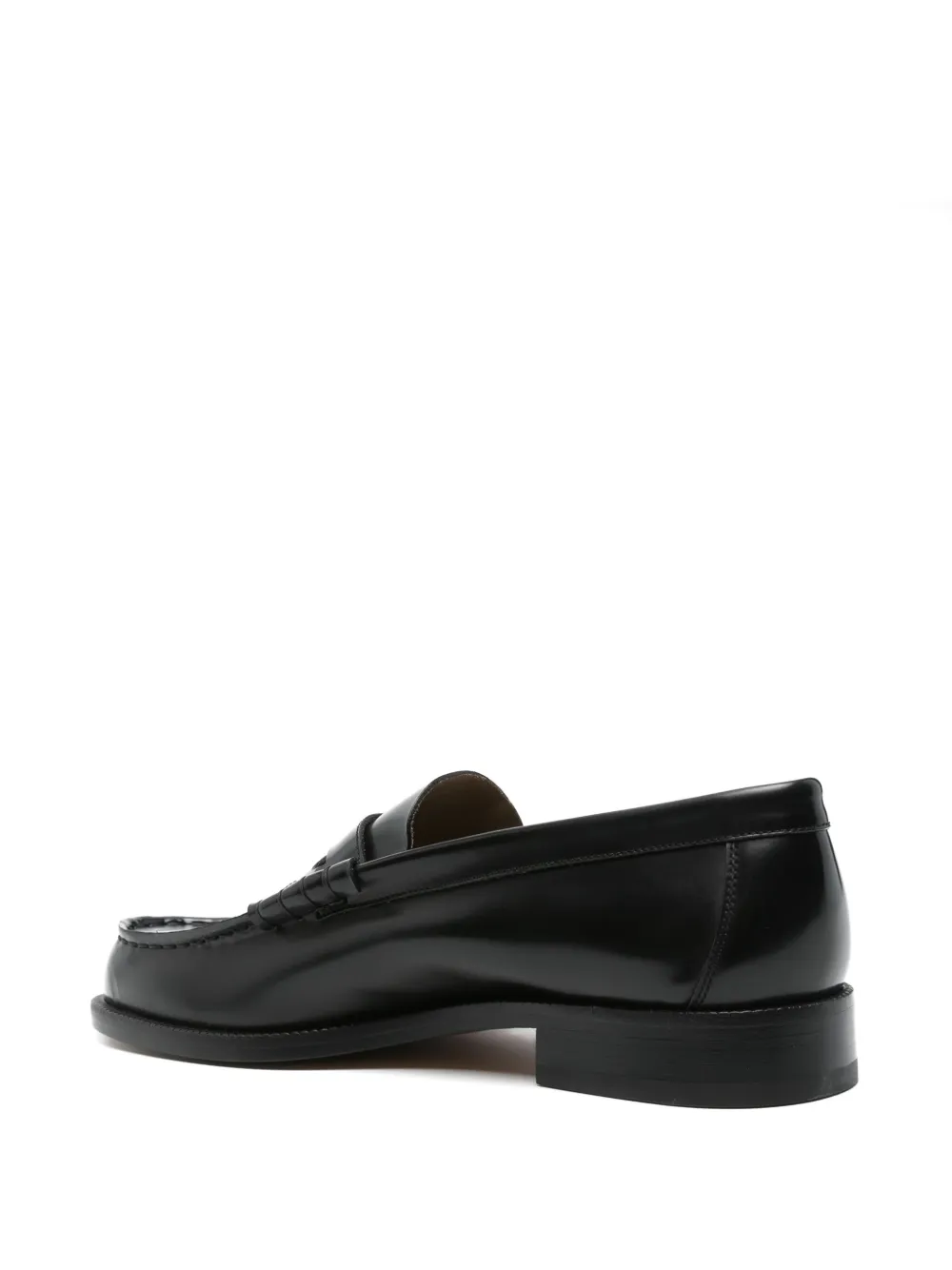 Common Projects Leren loafers Zwart