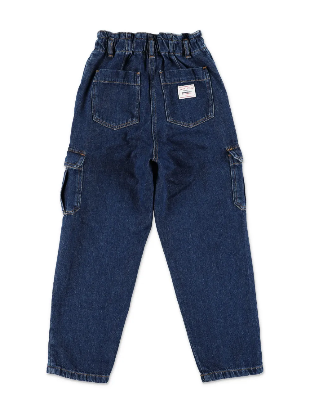 Bonpoint cargo tapered jeans - Blauw