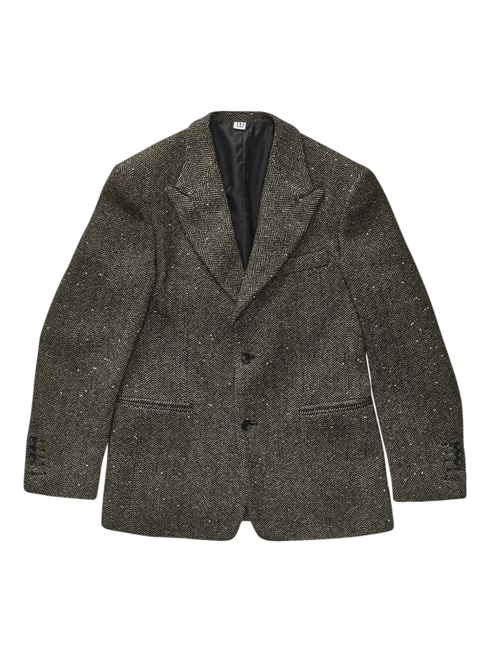 Winnie NY herringbone sequinned blazer | Brown | Image 1