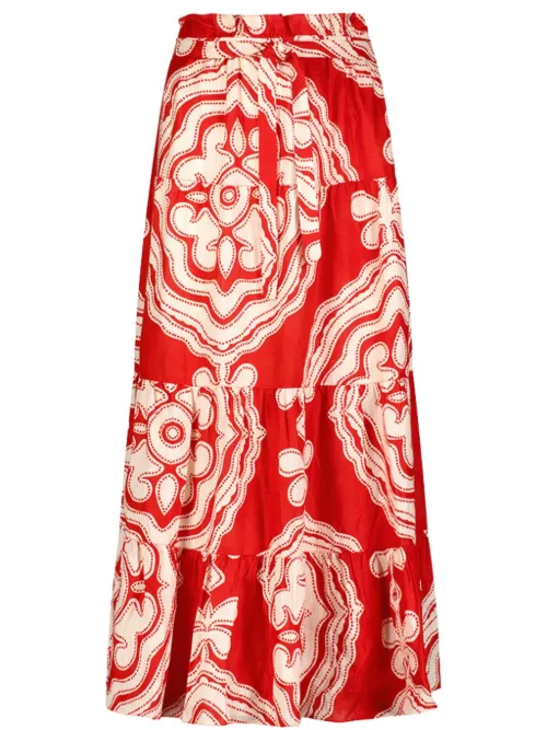 Lemlem jupe Sanaa - Rouge - lemlem - Modalova