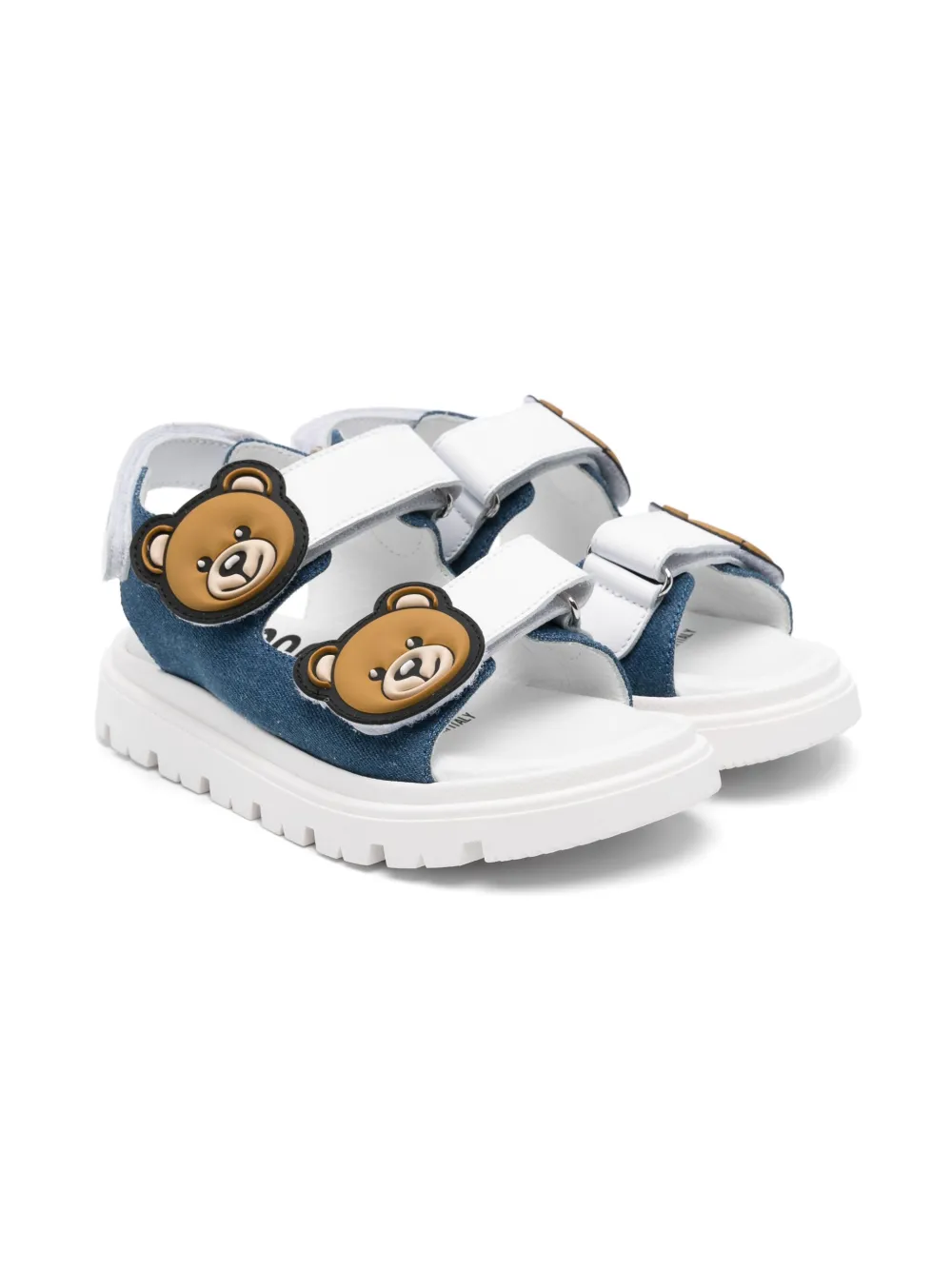 Moschino Kids Teddy Bear-motif sandals Blue