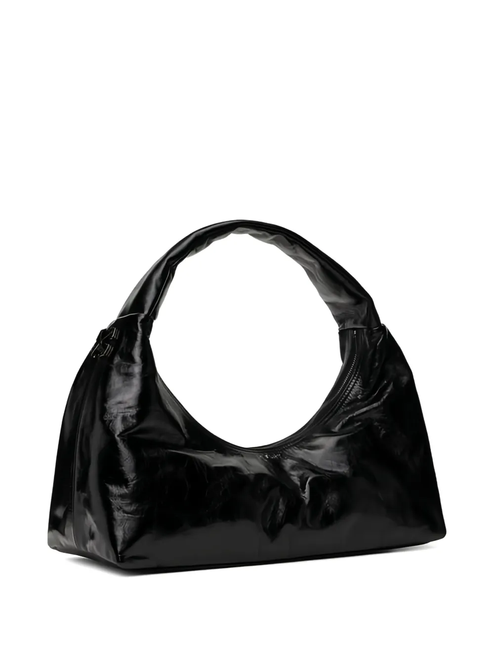 Off-White leather shoulder bag - Zwart