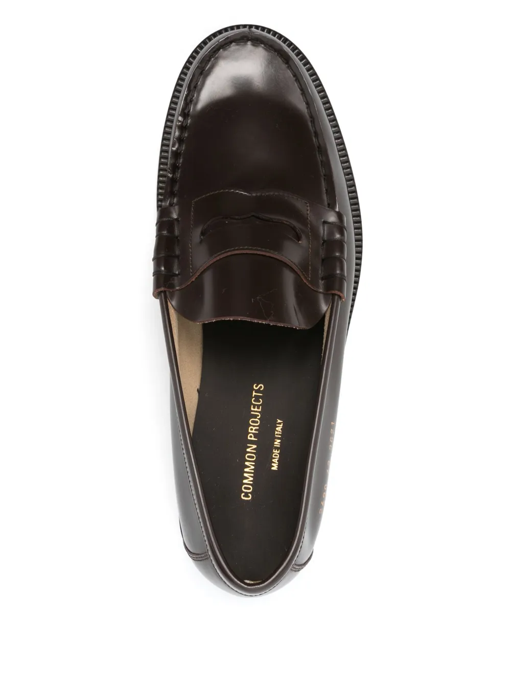 Common Projects Leren loafers Bruin