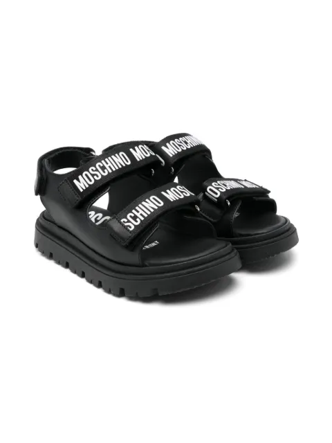 Moschino Kids sandalias con tiras
