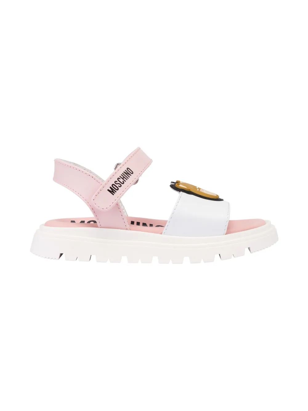 Moschino Kids Teddy Bear sandals White