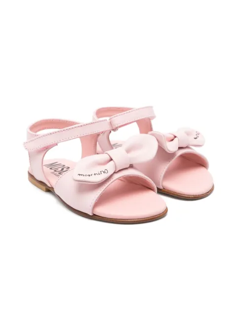 Moschino Kids bow-detail sandals