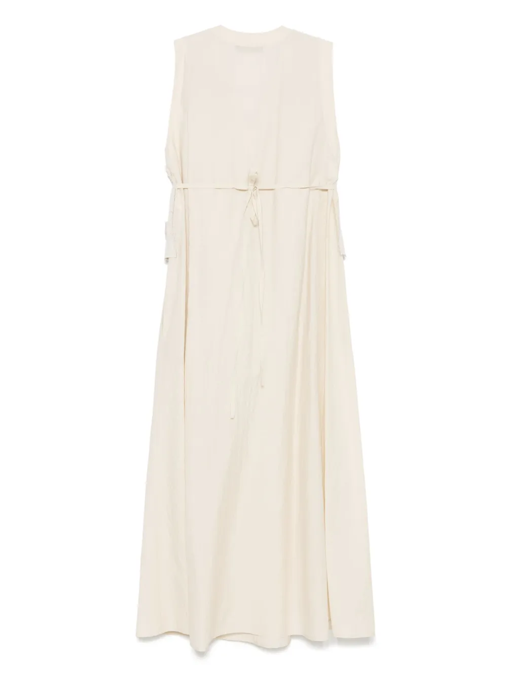 Tela Maxi-jurk met gilet detail - Beige