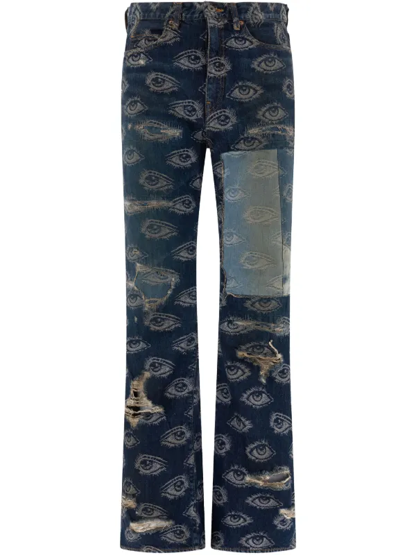 KAPITAL Dixie Remake Jeans | Blue | FARFETCH