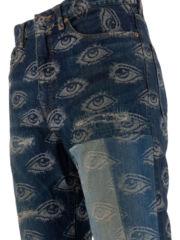 KAPITAL 14oz Denim 5 Pockets Dixie Remake Monkey Cisco Jeans