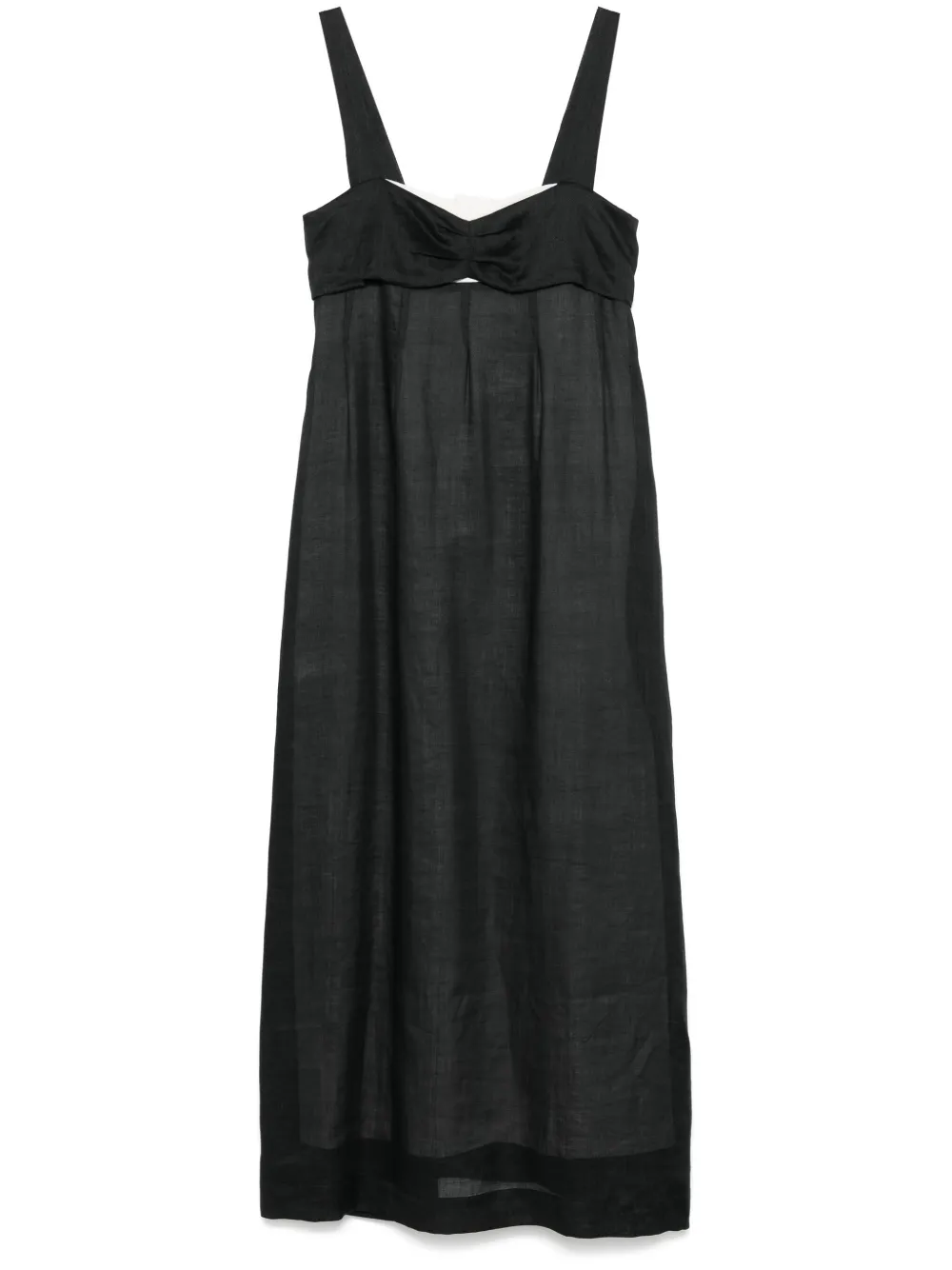 open-back midi dress